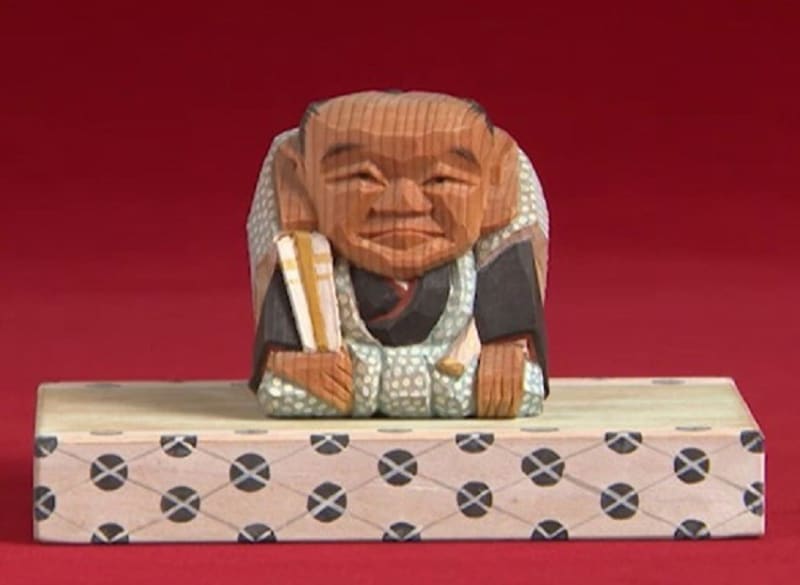 恵比寿天尊像 伝平櫛田中作 昭和48年作 - 夜噺骨董談義 恵比寿天尊像 伝平櫛田中作 昭和48年作 - 夜噺骨董談義