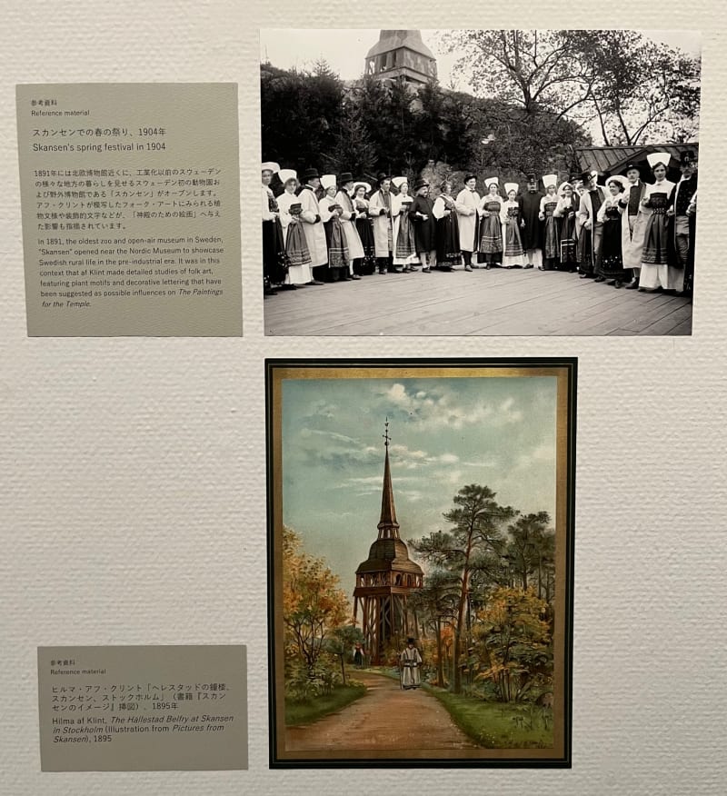 画像メモ】参考資料コーナー「ヒルマ・アフ・クリント展」（東京