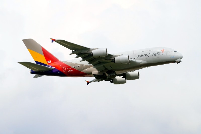 AsianaAirlinesアシアナ航空 A380 1:200 Asiana Airlines HL7625 - 航空機