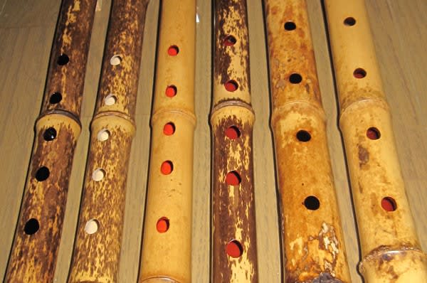雅楽尺八（Gagaku Shakuhachi）一節切（Hitoyogiri）・三節切