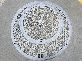 東京都東大和市のマンホール蓋（その1）公共下水道関係