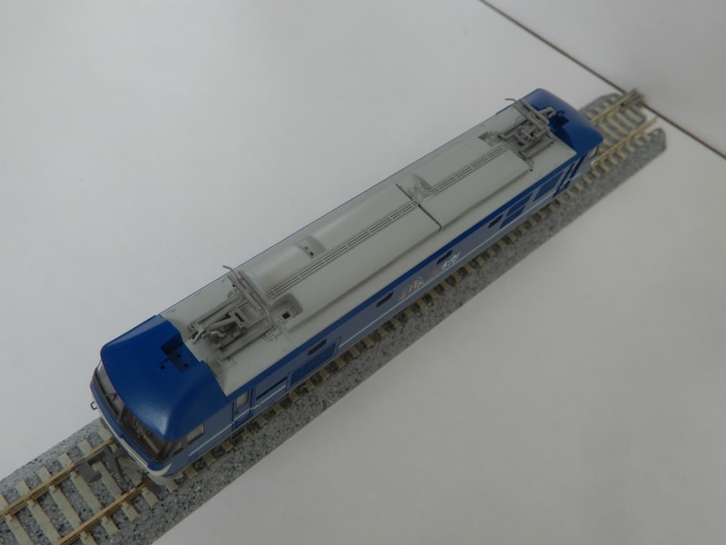KATO EF210 100番台シングルアームパンタグラフ 新塗装 入線 KATO EF210 100番台シングルアームパンタグラフ 新塗装 入線