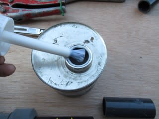 圧着断水機を使い 漏水修理 - Kinoの自転車日記 圧着断水機を使い 漏水修理 - Kinoの自転車日記