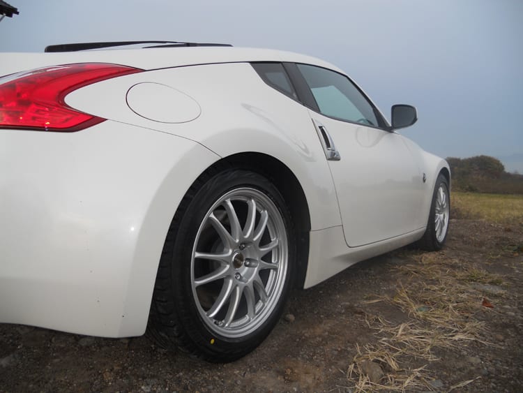 バリ溝】ニッサン フェアレディZ Z34 純正 18in 8J +43 9J +15