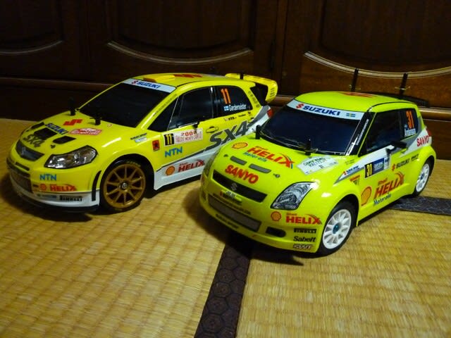 SUZUKI SX4 WRC タミヤ。 230210 - 趣味と仕事の融合。 SUZUKI SX4 WRC タミヤ。 230210 - 趣味と仕事の融合。