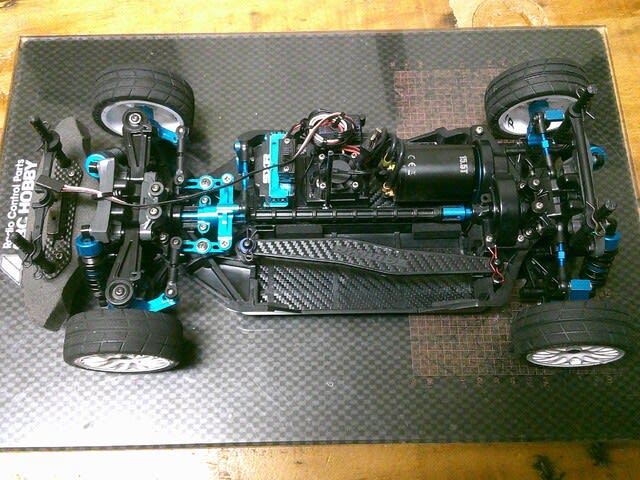 タミヤ TT-02 ノーマル風足 その③ - 宇佐模型技術部（兎）