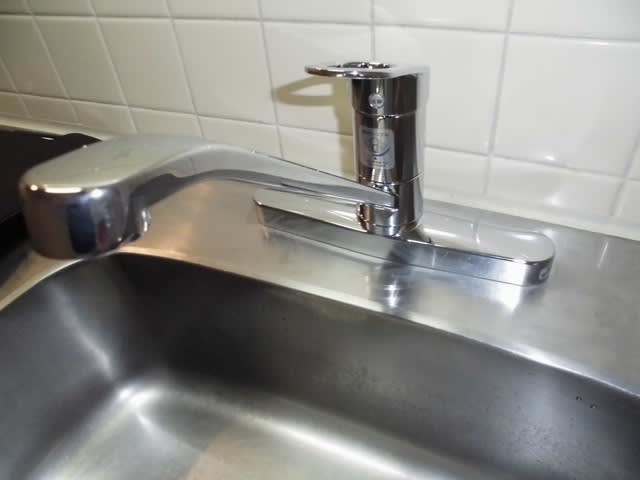 千葉県市川市 TOTO シングルレバー水栓 TKJ33U3R 水