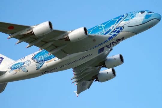 ANA A380 FLYING HONU(フライング・ホヌ) - デミー太くん と ANA A380 FLYING HONU(フライング・ホヌ) - デミー太くん と