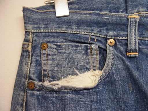 リーバイス501XX 片面タブ(47前期モデル) ビンテージ 前 リーバイス501XX 片面タブ(47前期モデル) ビンテージ 前