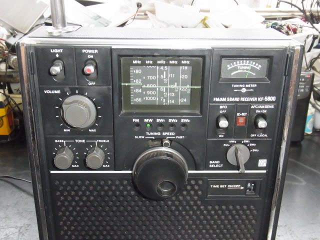 SONY, ICF-5800 - テレビ修理-頑固親父の修理日記 SONY, ICF-5800 - テレビ修理-頑固親父の修理日記