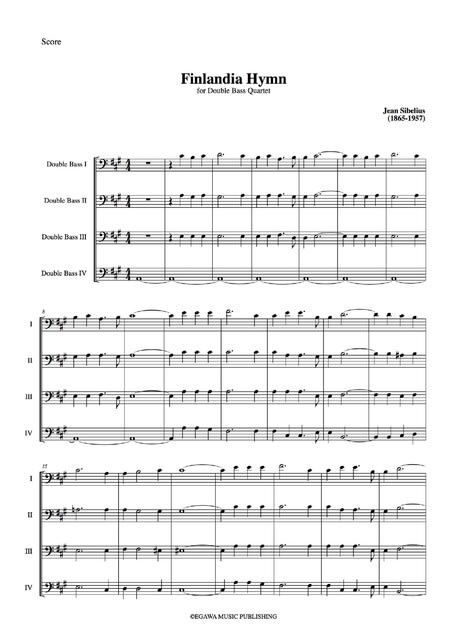 最安値 コントラバス四重奏（楽譜） blog QUARTET J-SAXER - アート・デザイン・音楽