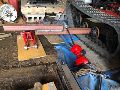 ヤナセ除雪機11-22HDゴムクローラー交換 - おいちゃんの田舎 ヤナセ除雪機11-22HDゴムクローラー交換 - おいちゃんの田舎
