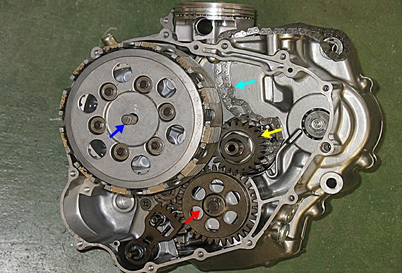 チタンボルト スズキ グース350専用 NK42A クランクケース