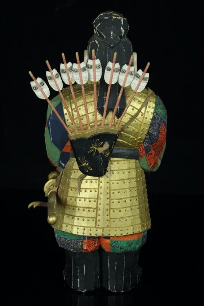 日本全国送料無料商品 | 特集 | 木彫彩色像 田村将軍 加納鉄哉作 夜噺骨董談義 - 明治40年作 アート・デザイン・音楽