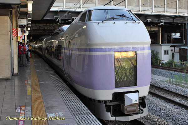 鉄道写真 中央本線 東線 の車窓 スーパーあずさ1号 ちゃみおか発