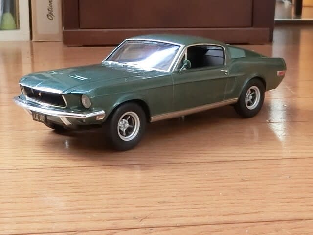 1/25レベル フォードマスタング1968 ブリット 製作開始