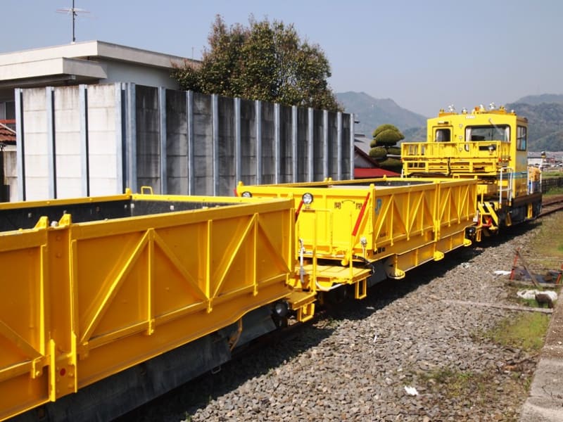 開店祝い 堀川工機㈱軌道モーターカー・鉄製トロ（ホッパー車） 松山保線 コレクション