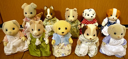 シルバニアファミリー「Golden Labrador Family」 - のりこのお部屋