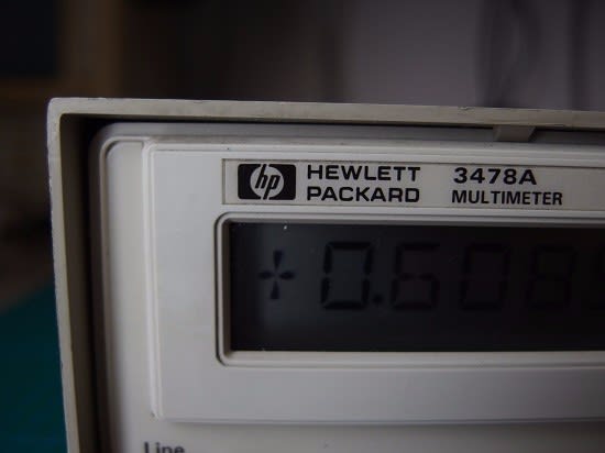 HP 3478A Multimeterその3 - ガラクタな部屋 HP 3478A Multimeterその3 - ガラクタな部屋