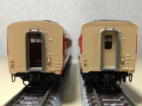 冷房電源は自車専用・TOMIXのキハ58系急行由布セットのキロ28形 冷房電源は自車専用・TOMIXのキハ58系急行由布セットのキロ28形