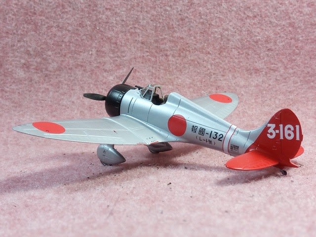 童友社1/72 九六式艦上戦闘機二号二型 製作記 その5 完成報告