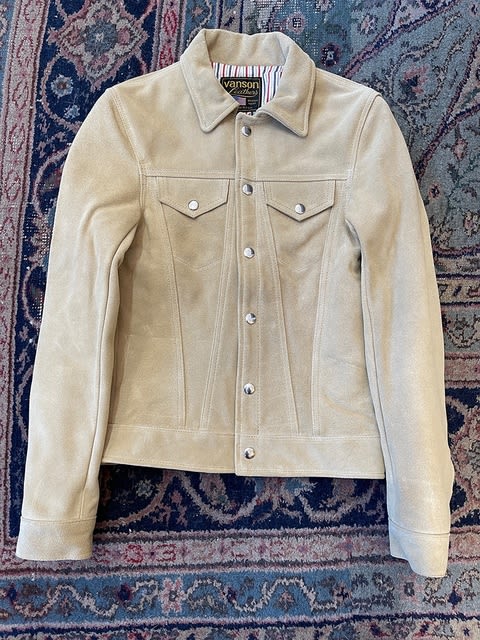 BOYS MARKET別注VANSONスウェード70505 サンドスウェードは、着熟しの幅も広いので服好きの妄想には