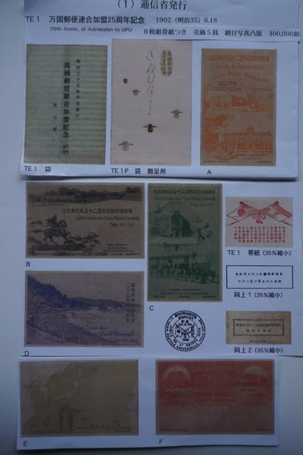 逓信省発行「万国郵便連合加盟25周年紀念絵はがき - レトロの小部屋