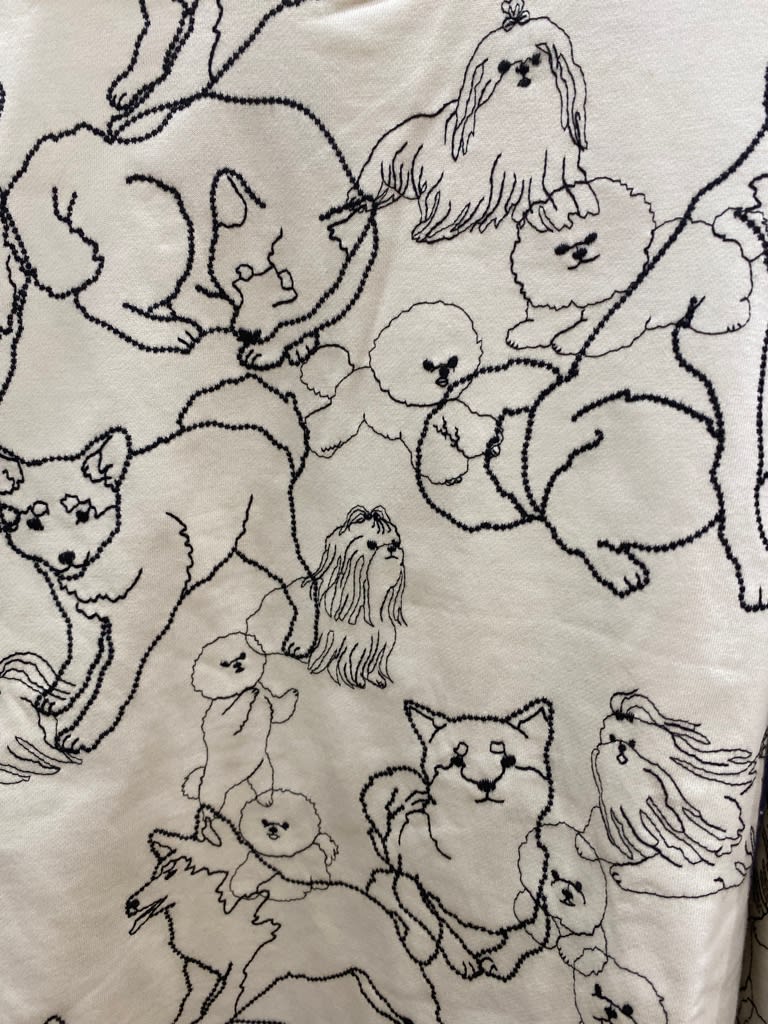 marbleSUD 春もの続々入荷中❣️『EMB shiba スウェット』 - C marbleSUD 春もの続々入荷中❣️『EMB shiba スウェット』 - C