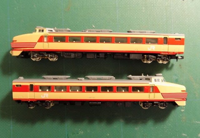TOMIXの92917 JR485系「さよなら白鳥」セットを弄る TOMIXの92917 JR485系「さよなら白鳥」セットを弄る