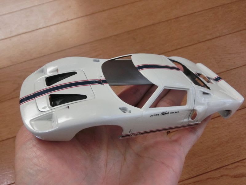 1/24 フジミ フォードGT40 フォードフランス 男と女 製作記 完成