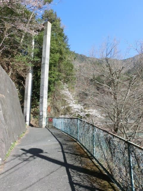 ゆるキャン△の聖地を行く6 その8 雨畑湖と吊り橋 - 気分は ゆるキャン△の聖地を行く6 その8 雨畑湖と吊り橋 - 気分は