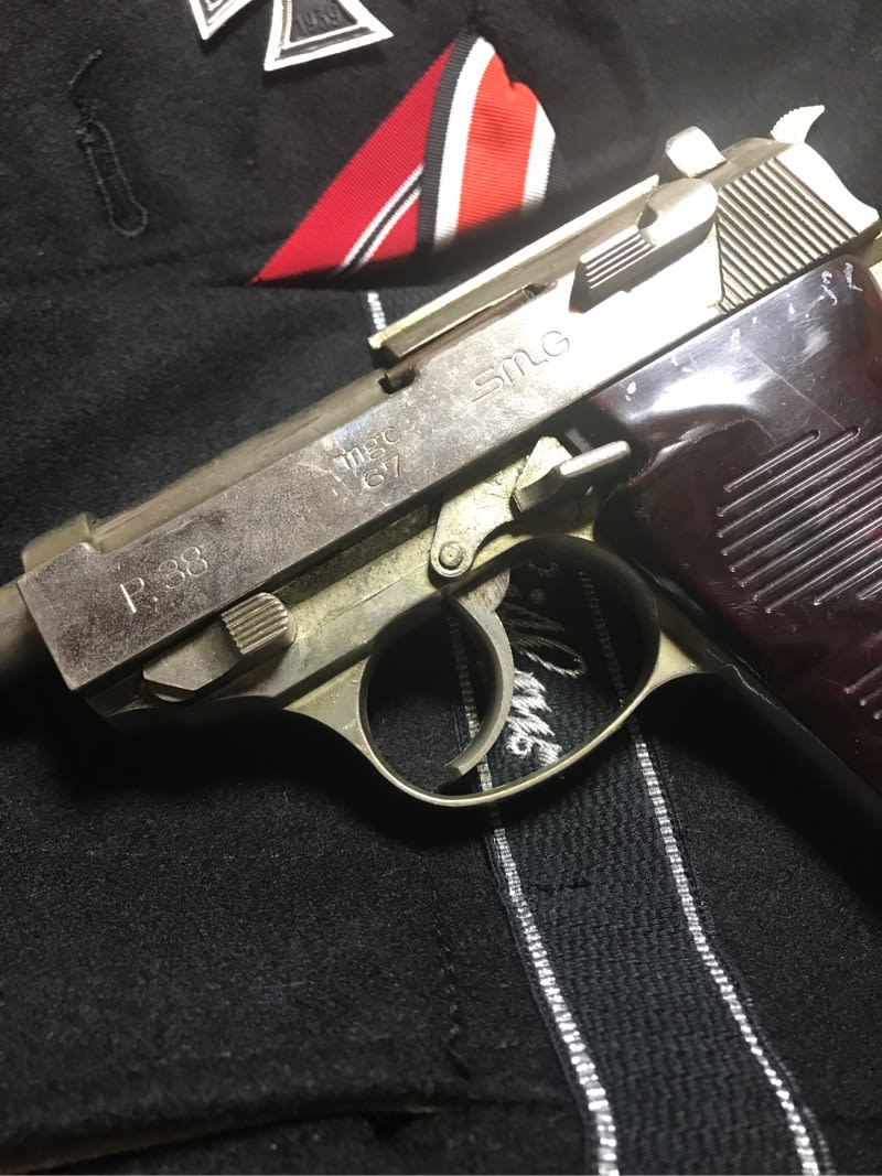 モデルガン ワルサー P.38 たのん SMG刻印 モデルガン ワルサー P.38 たのん SMG刻印