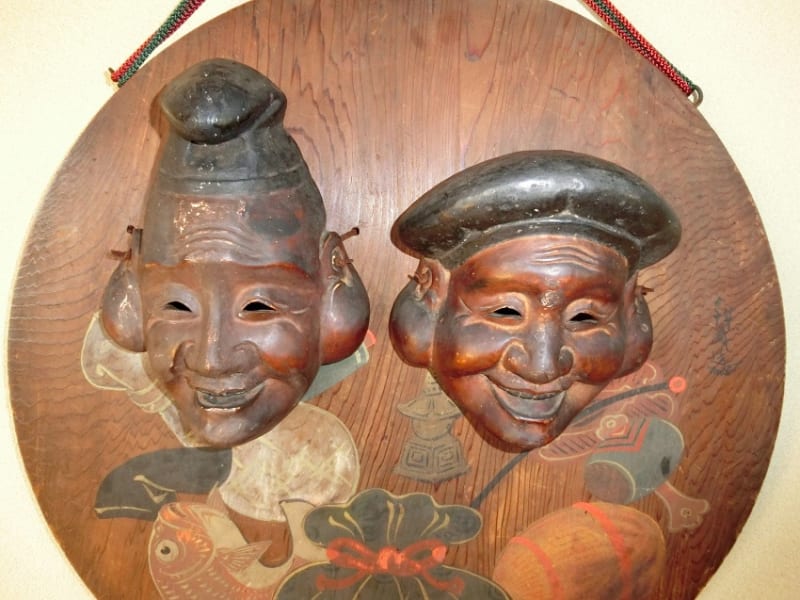恵比寿大黒天面・吉祥額 加納鉄哉作 - 夜噺骨董談義