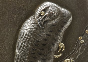 猛禽図鐔 石黒政美 Masayoshi Tsuba - 鐔鑑賞記 by Zenzai