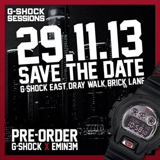 G-SHOCK × EMINEM(エミネム) GD-X6900MNM-1JR ¥21,000 30周 G-SHOCK × EMINEM(エミネム) GD-X6900MNM-1JR ¥21,000 30周