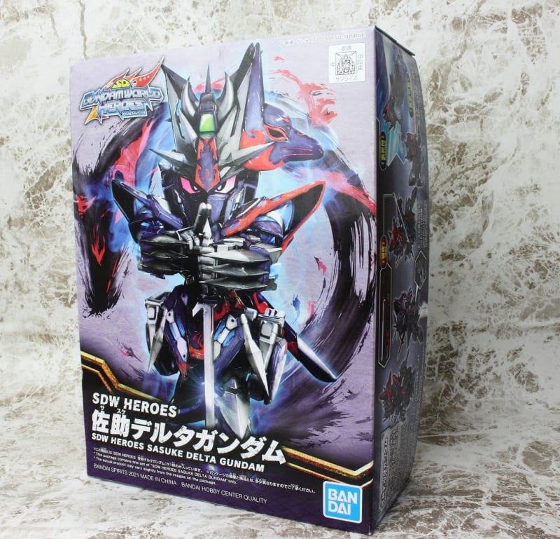 パチ組み】SDガンダムワールドヒーローズ 佐助デルタガンダム