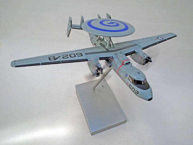 フジミ1/72 グラマンE-2Cホークアイ 完成 - 自己満足日記 フジミ1/72 グラマンE-2Cホークアイ 完成 - 自己満足日記