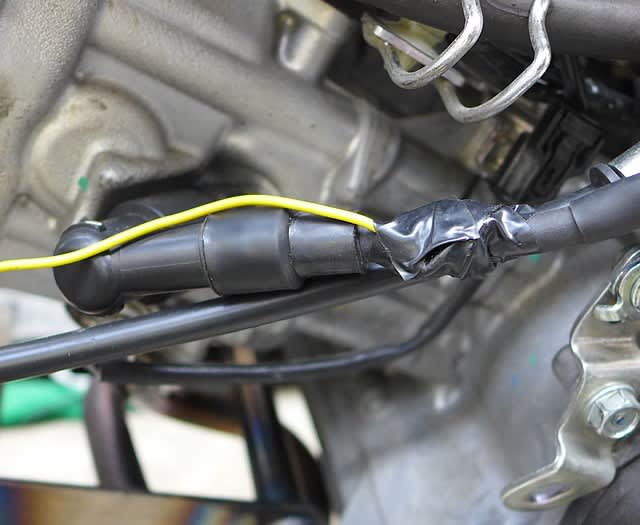 Hi-R(CA19B)改AF74Eスワップ車 ちょこっと修正 - スクーター
