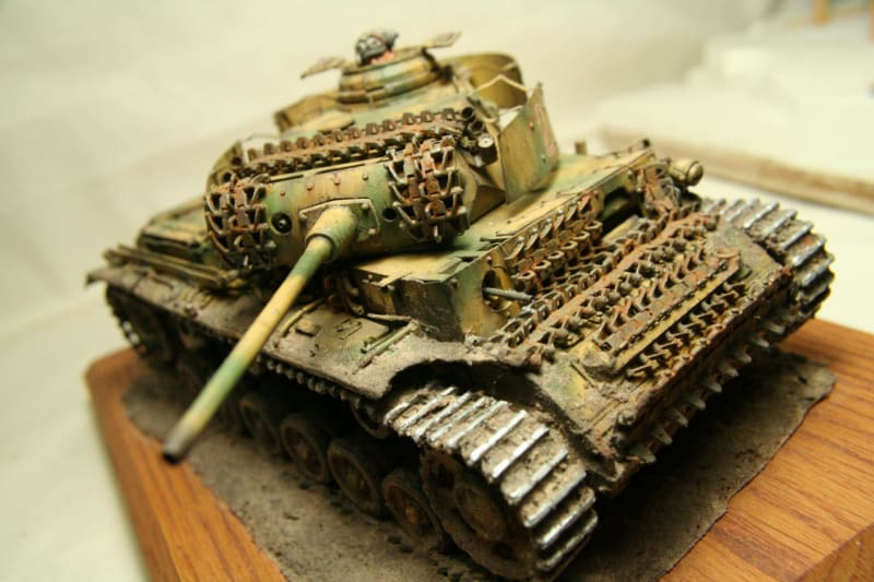 グンゼ ハイテックシリーズ 1／35 Ⅲ号戦車M型（N型改造