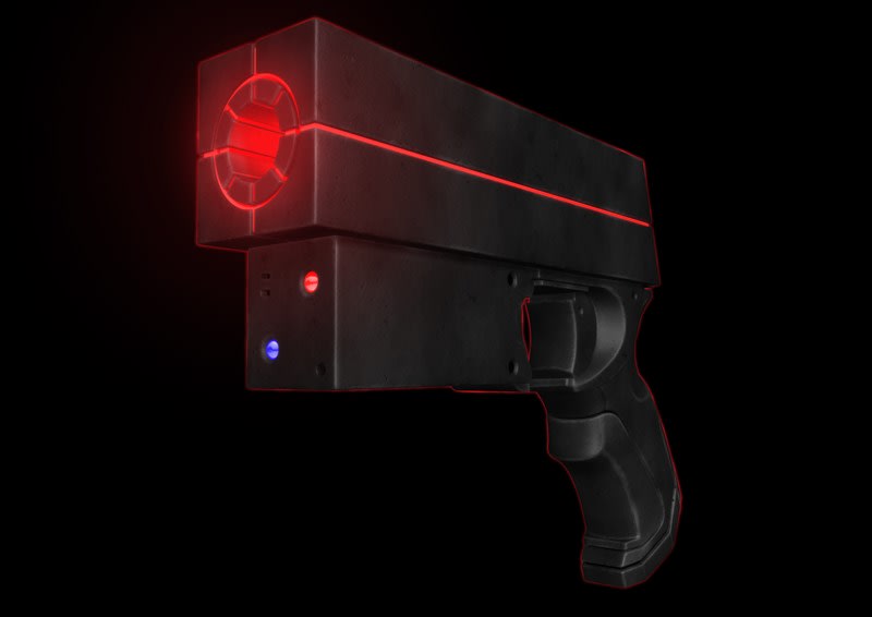 本日の3D作品 「重力子放射線射出装置」 - shimの3D置き場