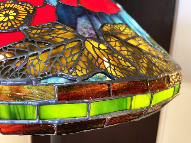 ティファニーランプ”ポピー” (02/16) - Stained Glass : Stained