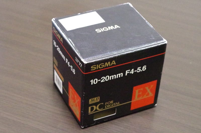 シグマ 10-20mm F4-5.6 EX DC αマウント フィルルター付