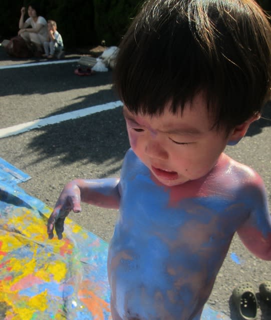 子供　人拓 
