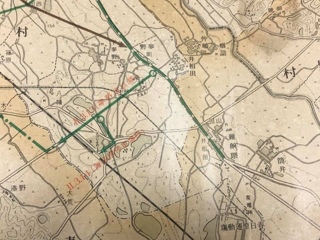 福岡初の都市計画図、90年前の資料に見る160万都市の曙 - 記憶