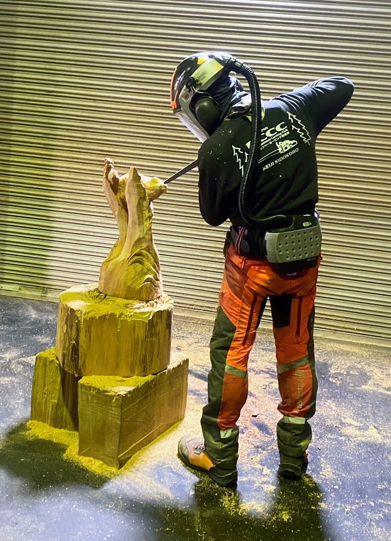 カエル(青蛙系)彫刻 - CHAINSAW ART JAPAN・ケイジの仕事記録 カエル(青蛙系)彫刻 - CHAINSAW ART JAPAN・ケイジの仕事記録