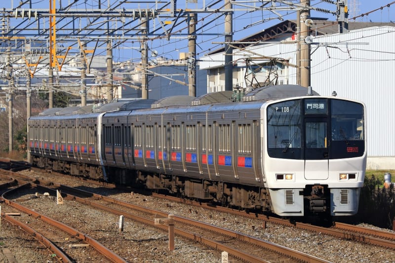 2017.1.3 鹿児島本線415系、787系きらめき、883系ソニック