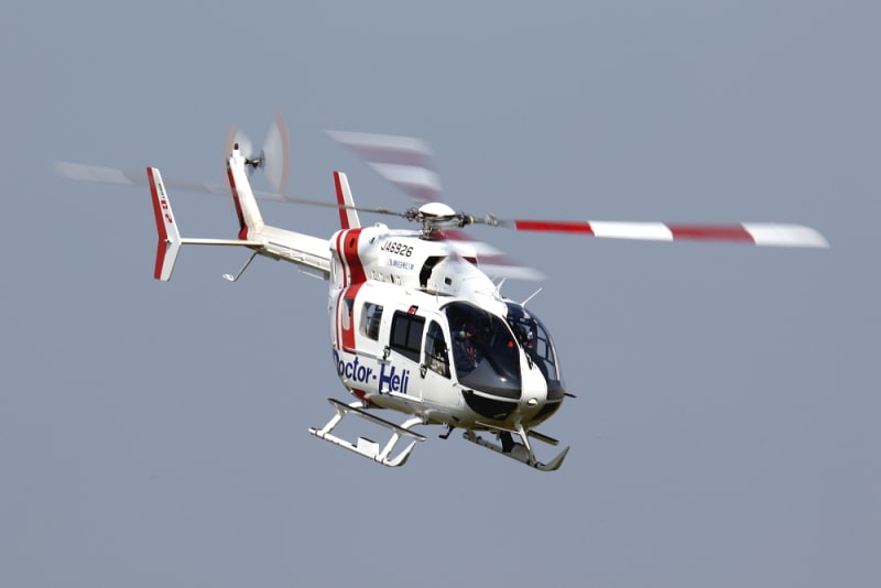 朝日航洋 Kawasaki BK117 C-2 「 ドクターヘリ 」 （ JA6926