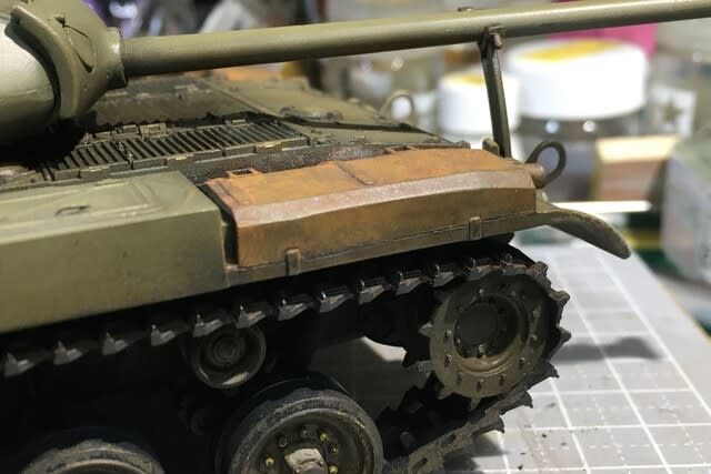 1/35 タミヤ M41 ウォーカーブルドッグ 製作（その7） - Ganpon