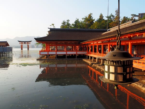広島５ 宮島 厳島神社 2 三つの鏡池 水早 Mizuha 神社と写真と一人旅