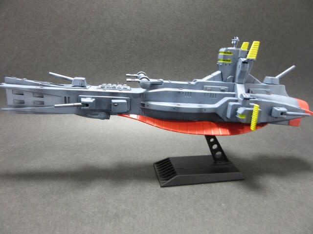ガンプラ 旧キット 1/1200 サラミス【タイムトラベル】 - 田舎